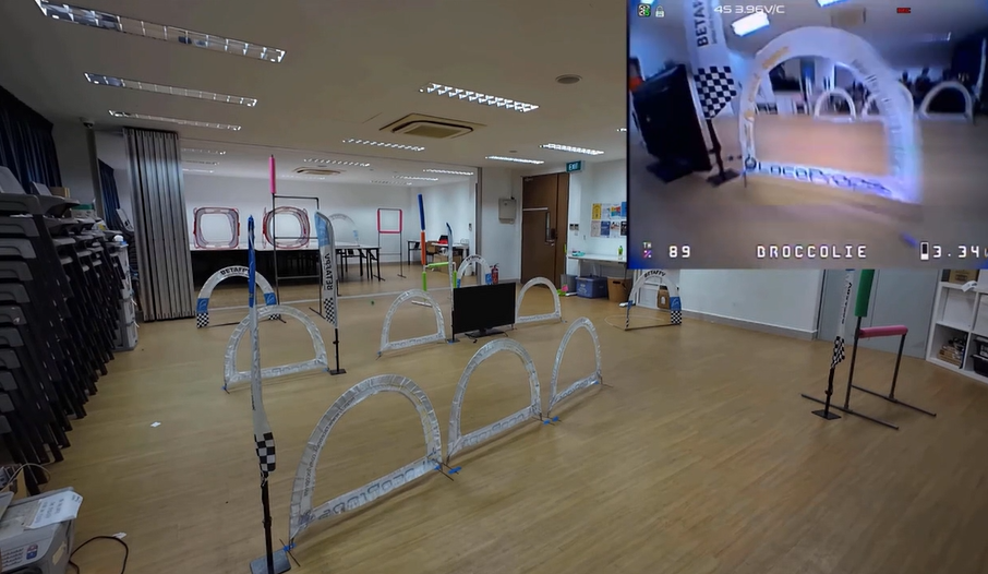 国外fpv竞速大神室内训练