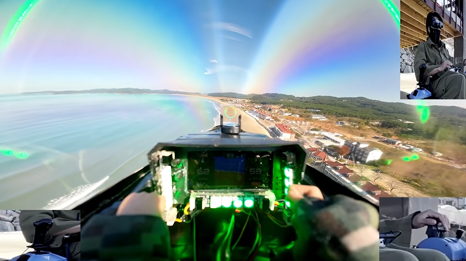 国外固定翼大神顶级设备海边巡航