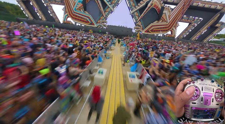 Bubby FPV活动现场演唱会穿越机打杆商